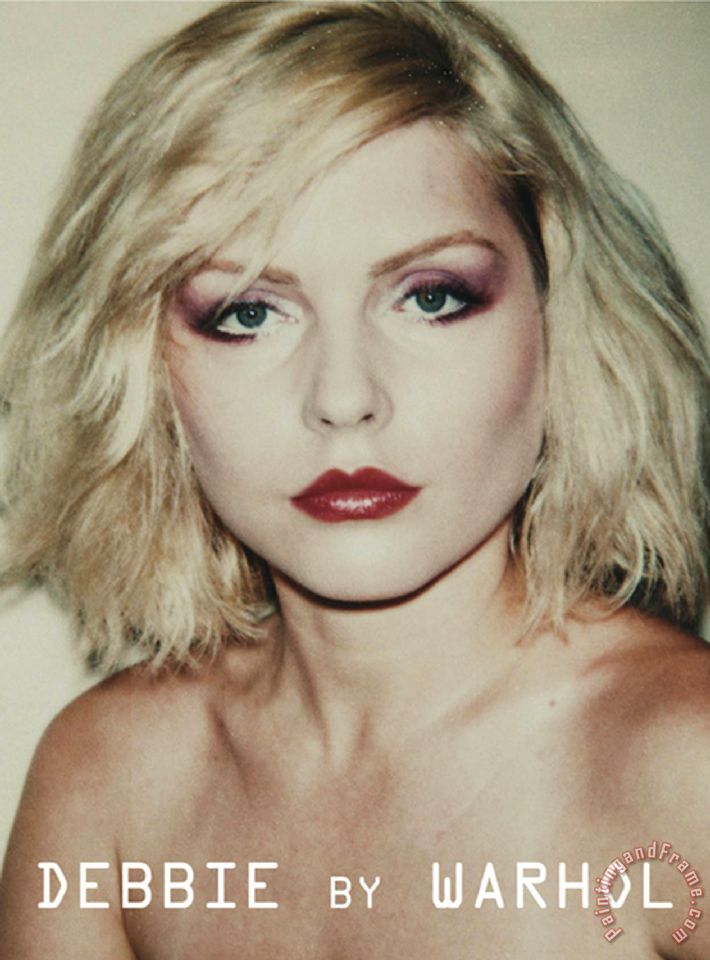 710x960 Andy Warhol Debbie Harry 1980 Polaroid Art Painting For Sale - Debbie Harry Painting