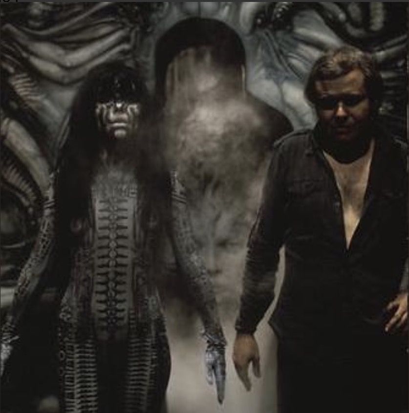 837x845 H.r. Giger Body Paints Debbie Harry For Album Cover And Video - Debbie Harry Painting