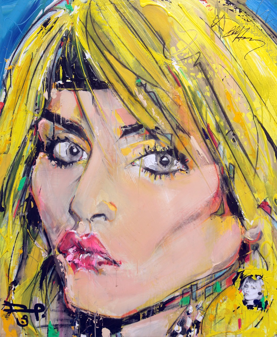 960x1165 Charitybuzz Debbie Harry, Painting By David Banegas And Signed By - Debbie Harry Painting