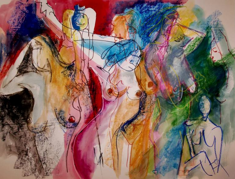 770x586 Saatchi Art In The Mind Of Deborah Painting By Jeff Pignatel - Deborah Painting