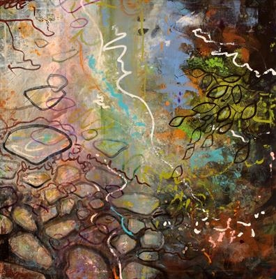 396x400 Deborah Withey Coracles And The River Teifi - Deborah Painting