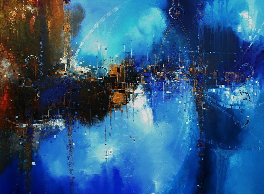 900x664 Clair De Lune Debussy Painting By Hermes Delicio - Debussy Painting