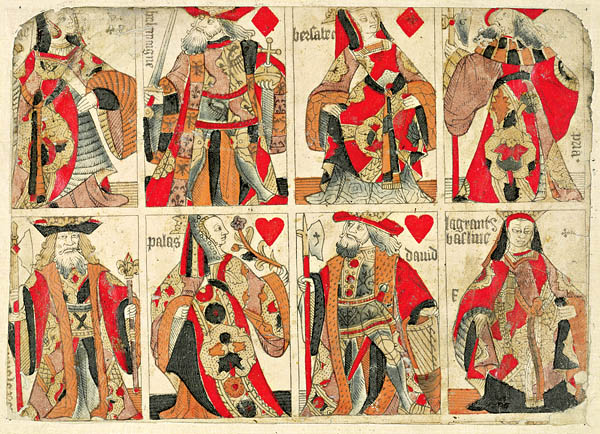 600x434 Playing Cards Re Membering Marie Antoinette An Online Exhibit - Deck Of Cards Painting