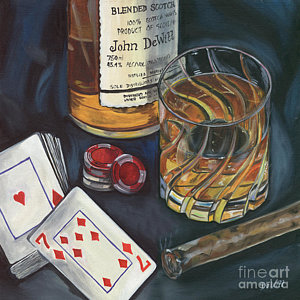 300x300 Playing Cards Paintings Fine Art America - Deck Of Cards Painting