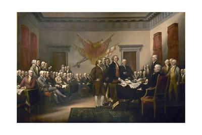 400x267 Signing The Declaration Of Independence, July 4th, 1776 Giclee - Declaration Of Independence Painting