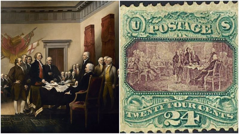 800x450 The Famed Painting Depicting The Founding Fathers Re Created 241 - Declaration Of Independence Painting John Trumbull
