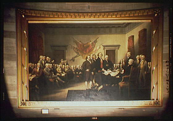 560x392 Trumbull's Declaration Of Independence Wallpapers, Artistic, Hq - Declaration Of Independence Painting John Trumbull
