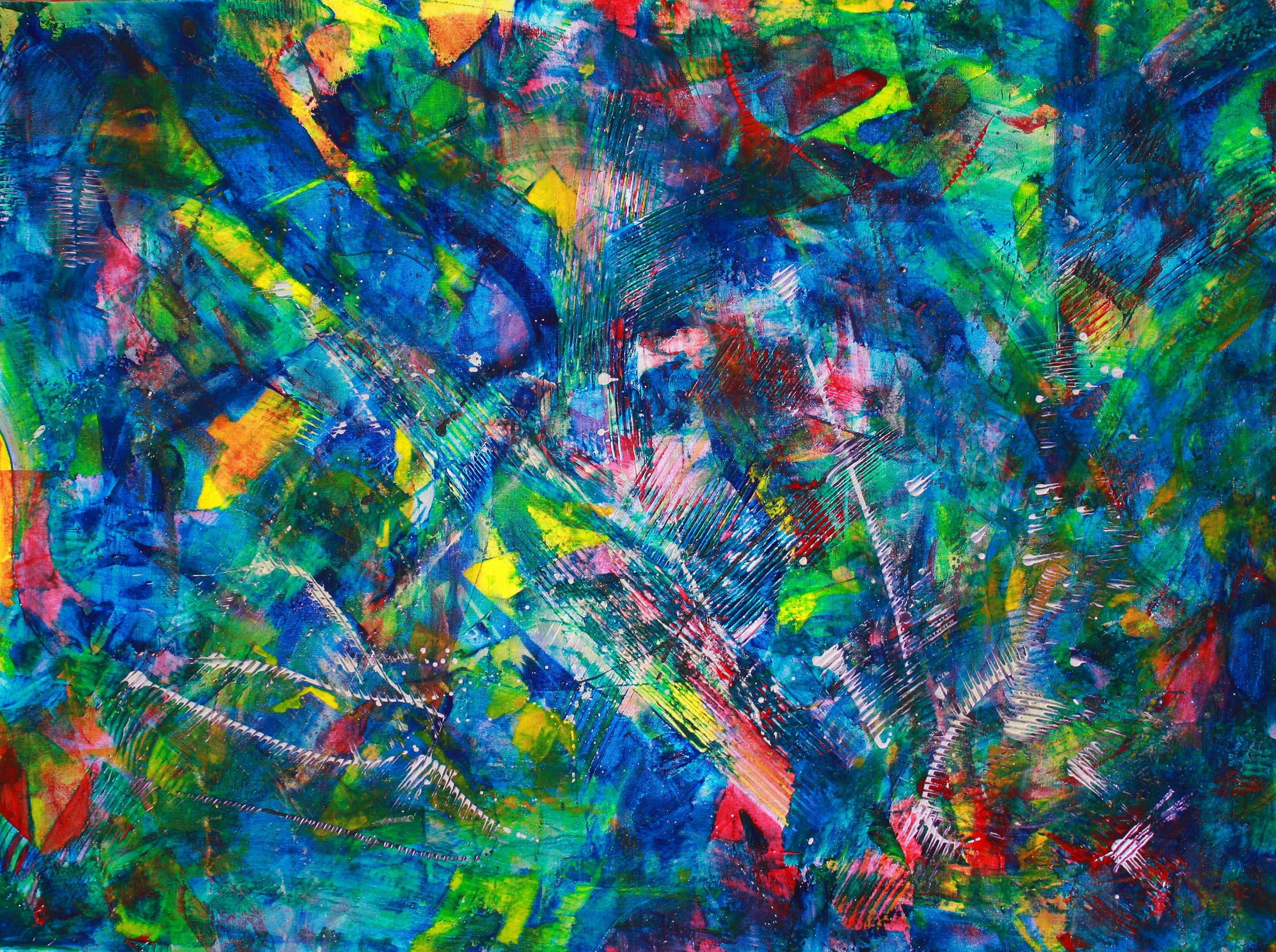 2680x2000 Nestor Toro's Work Featured On Zatista - Deconstruction Painting