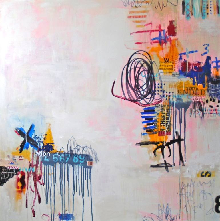 770x772 Saatchi Art Appetite For Deconstruction Painting By Lorette C Luzajic - Deconstruction Painting
