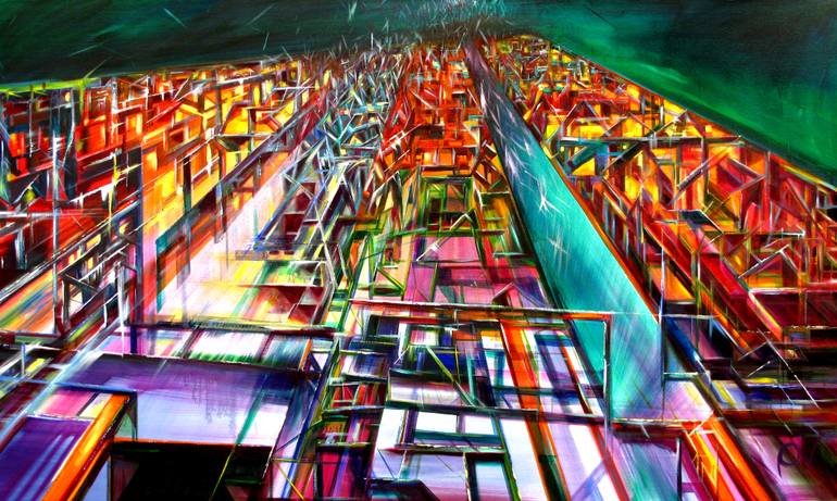 770x461 Saatchi Art Deconstruction Painting By Lawrence Burrow - Deconstruction Painting