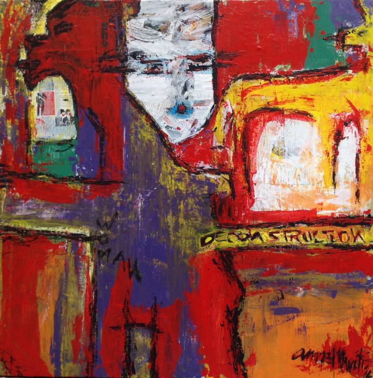 770x781 Saatchi Art Woman Deconstruction Painting By Anne Mwiti - Deconstruction Painting