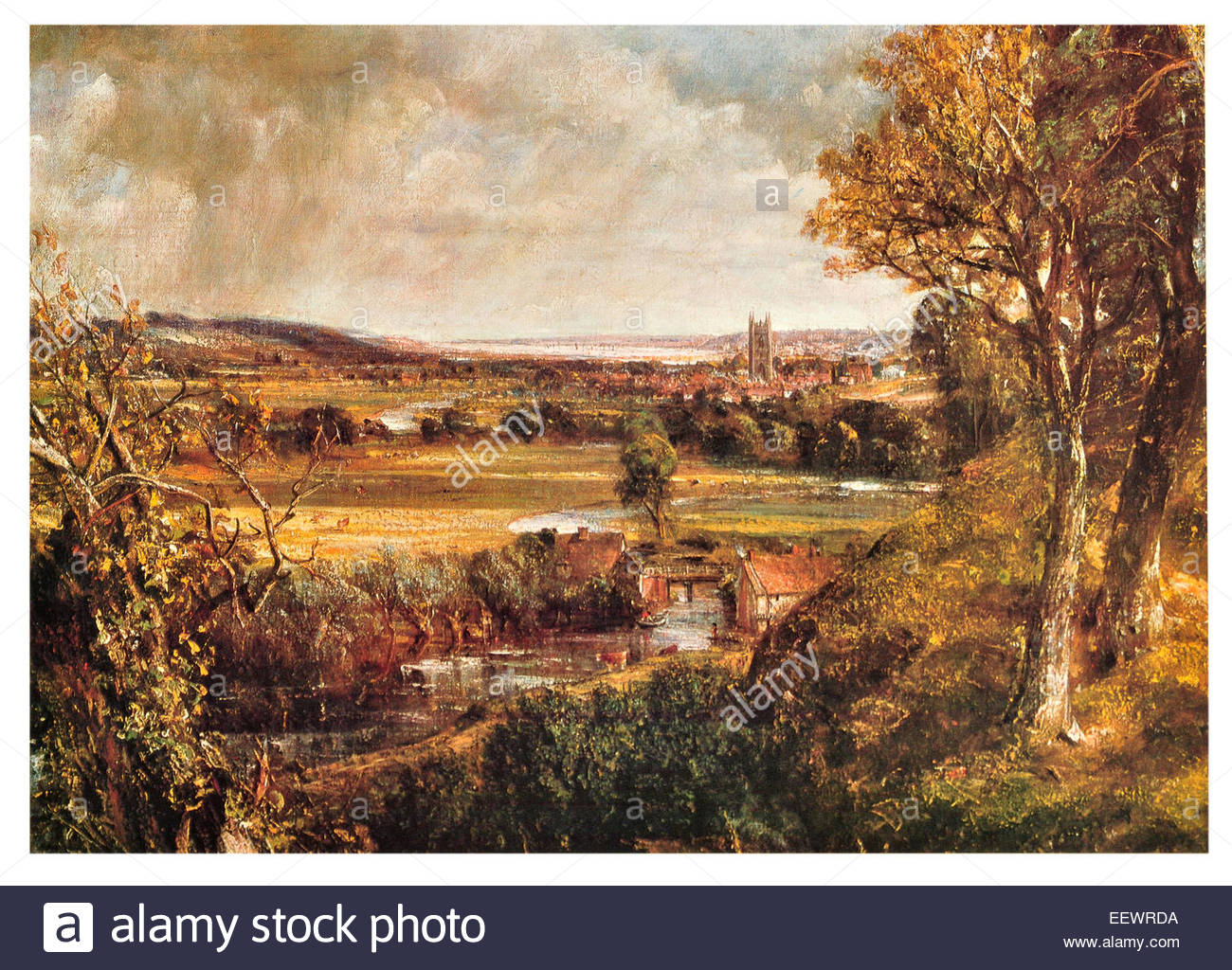 1300x1024 Dedham Vale John Constable Area Of Outstanding Natural Beauty - Dedham Vale Painting