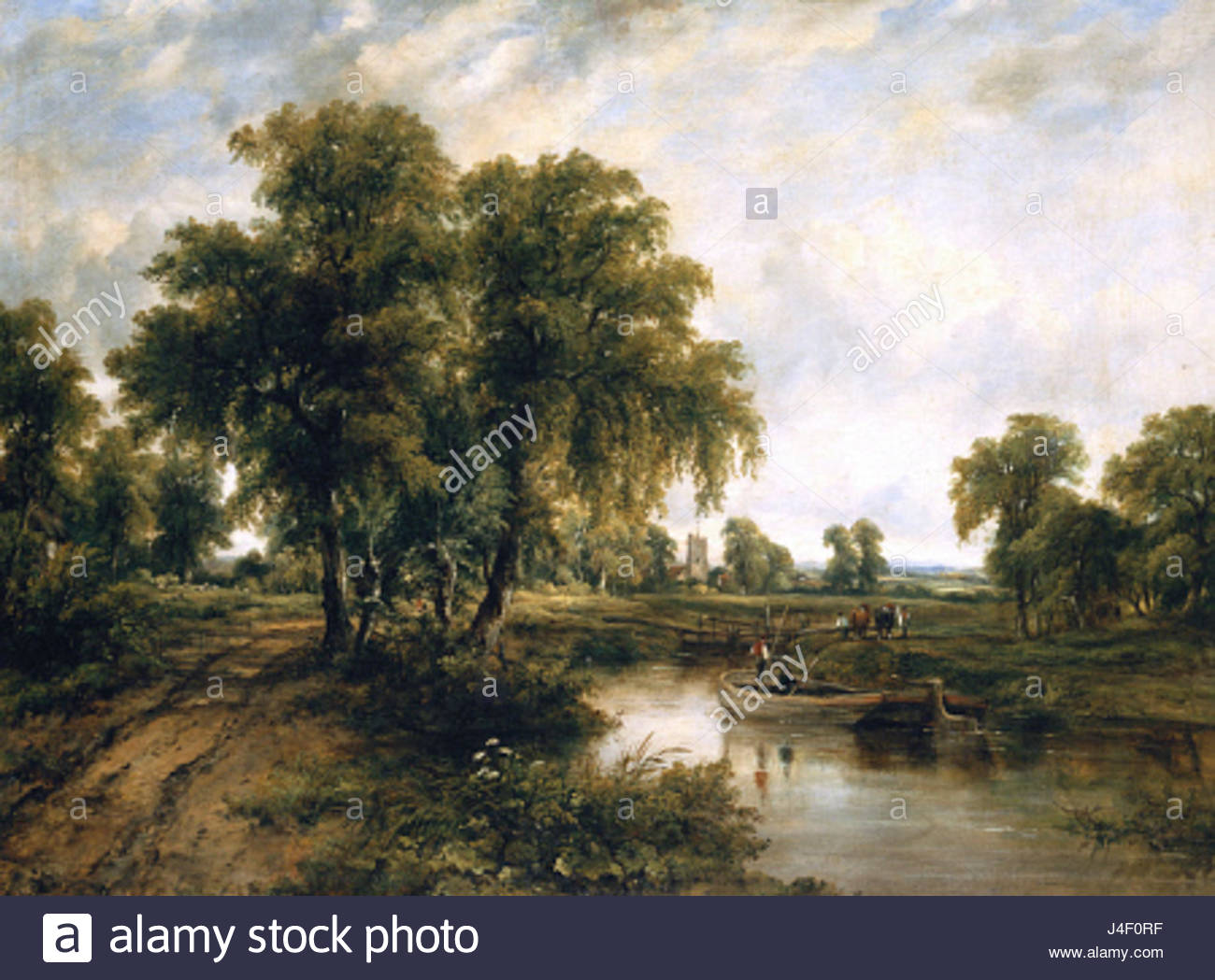 1300x1049 Dedham Vale Suffolk Stock Photo 140471507 - Dedham Vale Painting