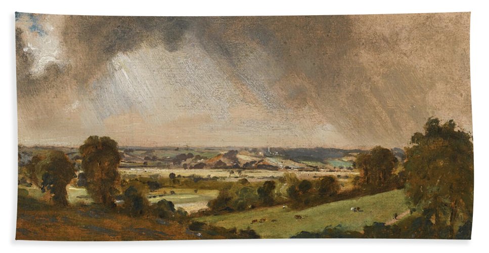 967x500 Dedham Vale. View To Langham Church From The Fields Just East - Dedham Vale Painting