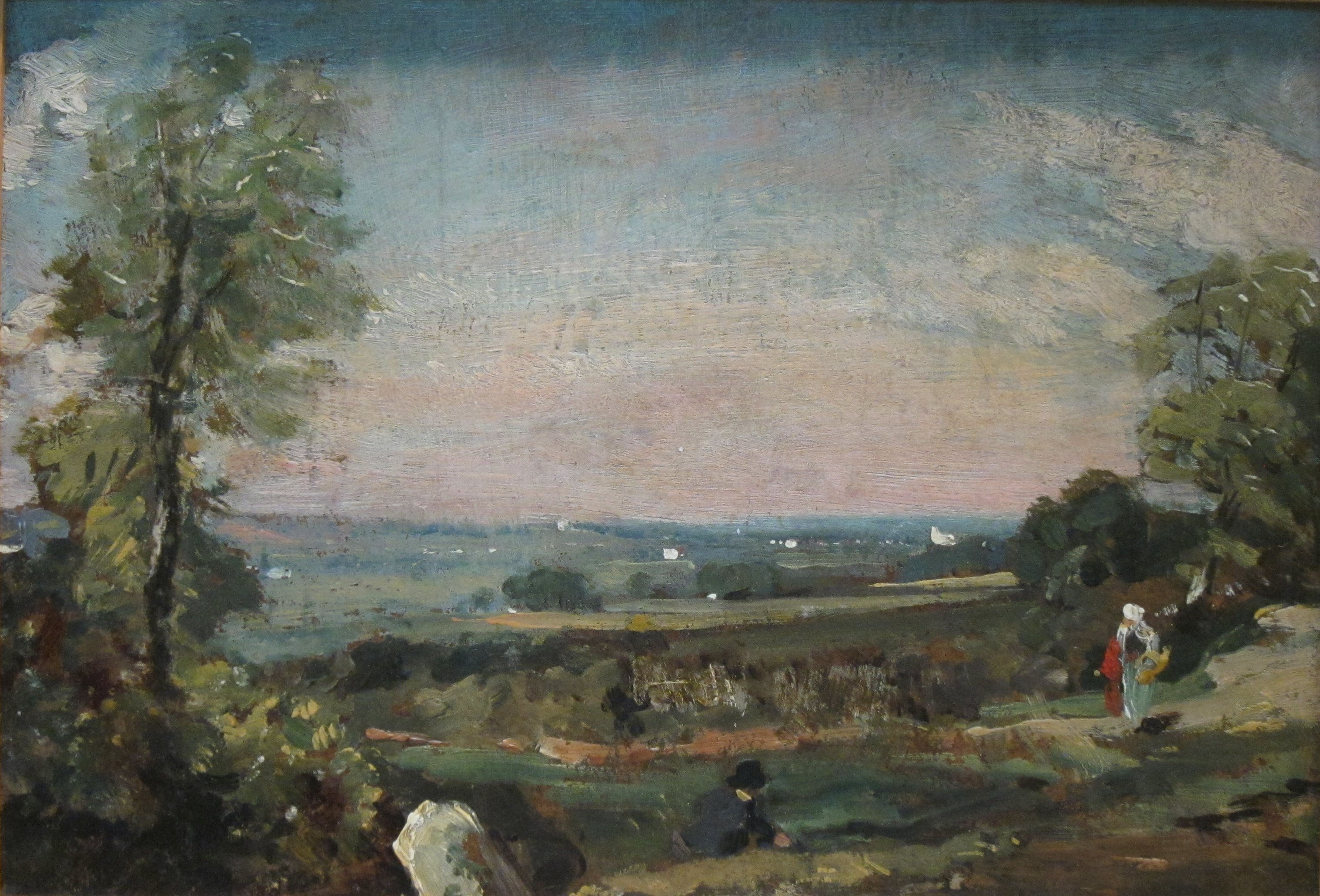 3035x2060 File'Dedham Vale' By John Constable, Dayton.jpg - Dedham Vale Painting