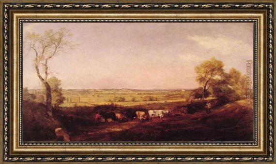 570x340 John Constable Dedham Vale Morning Framed Painting For Sale - Dedham Vale Painting