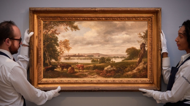 630x354 Rediscovered Constable - Dedham Vale Painting