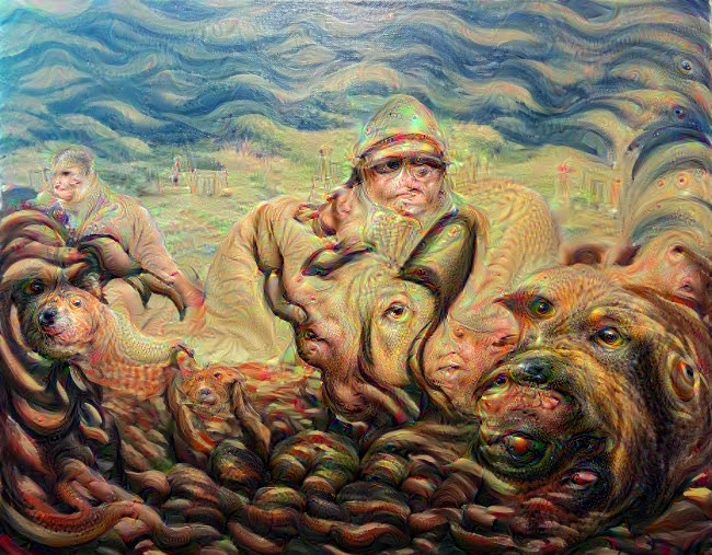 650x507 Did A Painting Last Night And Ran It Through Deep Dream Deepdream - Deep Dream Painting