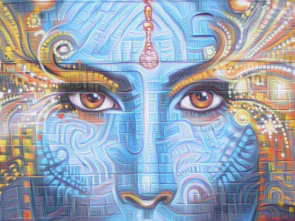 1024x768 Leicester Graff Hq Close Up Deepdream Rework By N4t4 - Deep Dream Painting