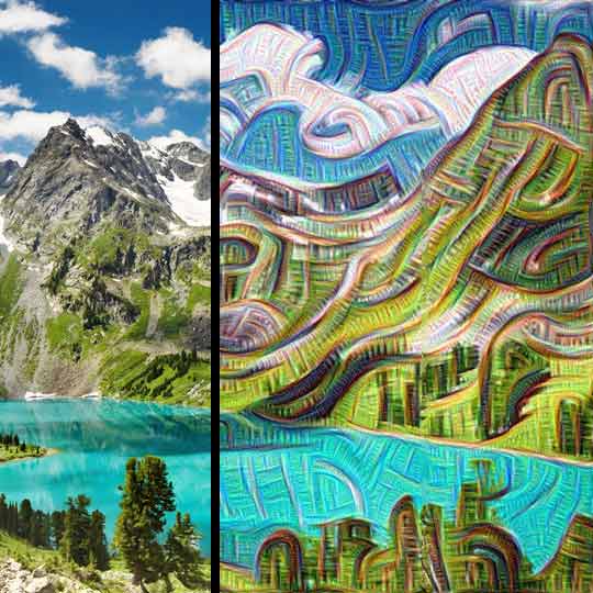 540x540 Order Your Own Deep Dream Print Custom Made Canvas Prints - Deep Dream Painting