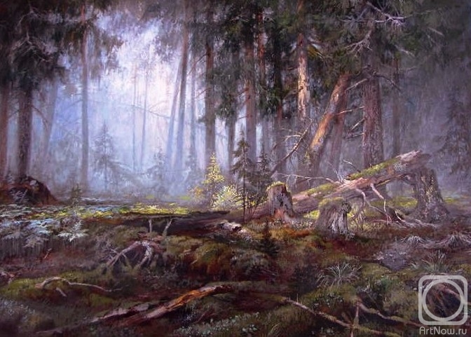 672x481 Painting Buy On Artnow.ru - Deep Forest Painting
