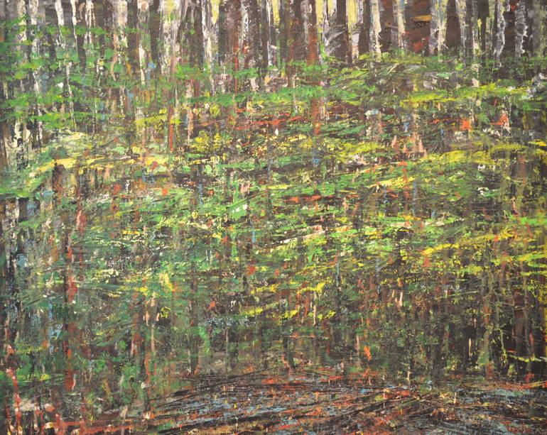 770x613 Saatchi Art Deep Forest Painting By David Tycho - Deep Forest Painting