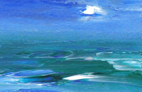 544x352 Deep Sea By Cricket Diane C Phillips Jan25 08 Painting 3.5inx2 - Deep Ocean Painting