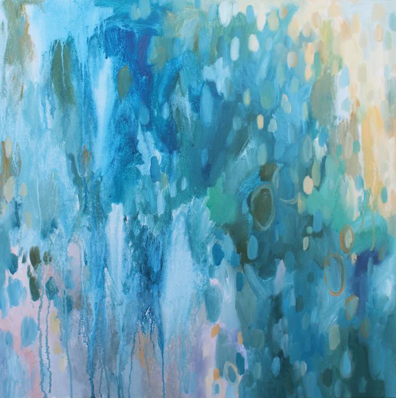 770x775 Saatchi Art Deep Sea Dive Painting By Kelly Witmer - Deep Sea Diver Painting