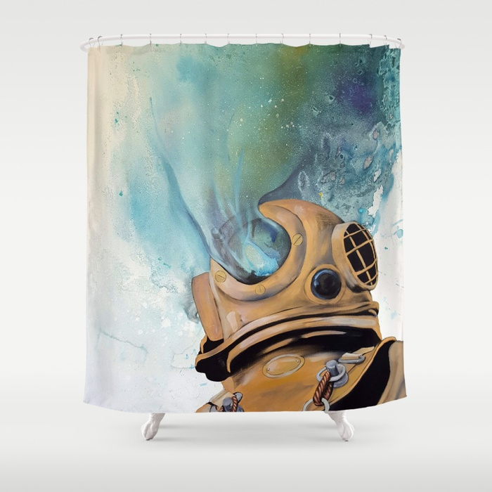 700x700 Deep Sea Diver - Deep Sea Diver Painting