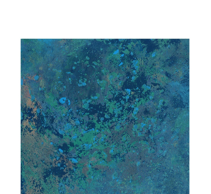 900x827 Deep Sea Painting With Cremation Ashes Iii - Deep Sea Painting