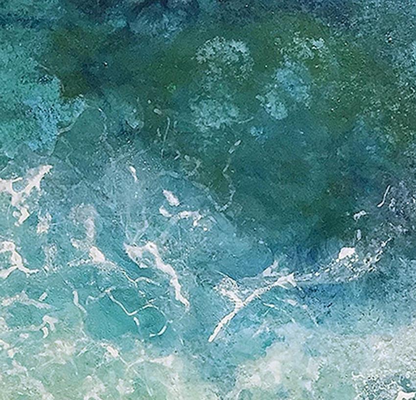 850x816 Deep Sea To Shore Buy Original Painting By Treena Seymour - Deep Sea Painting