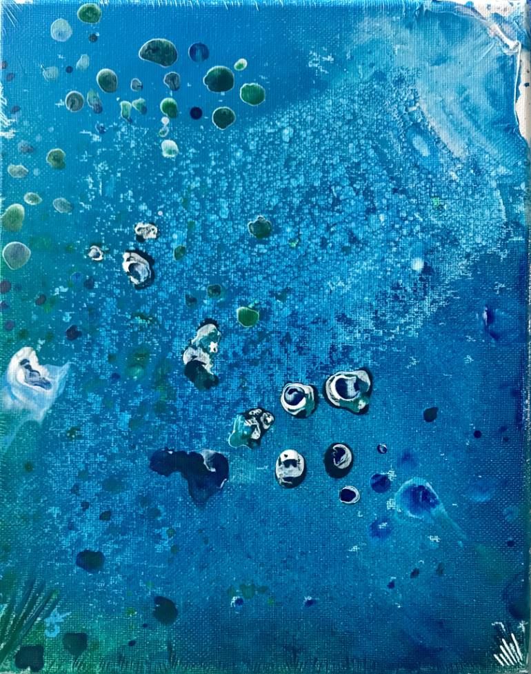 770x977 Saatchi Art Artist Alicia Jones Painting, Sea Creatures - Deep Sea Painting
