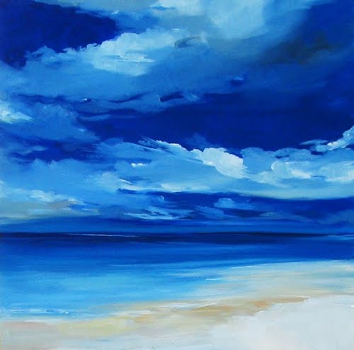 500x494 Coral Barclay Musings On Painting Deep Blue Sea 1 - Deep Sea Painting