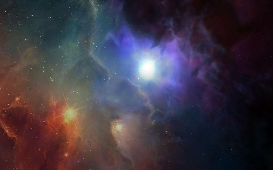 900x562 30 Deep Space Wallpaper 15a Painting By Celestial Images - Deep Space Painting
