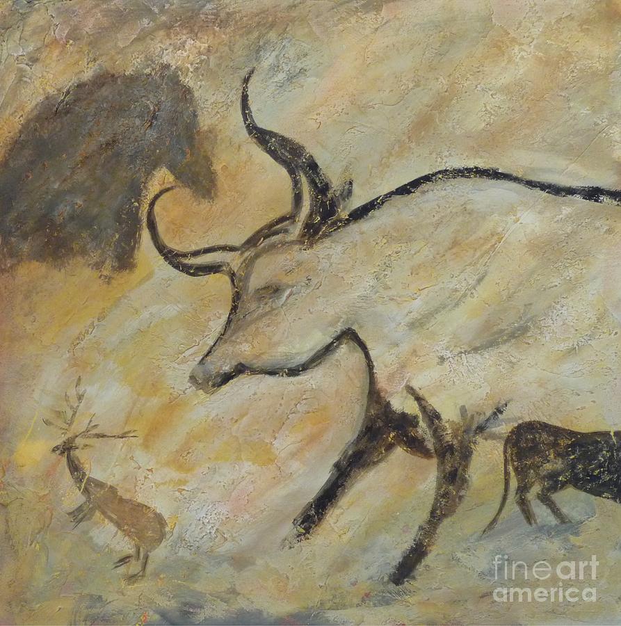 Deer Cave Painting At PaintingValley Com Explore Collection Of Deer   Deer Cave Painting 11 