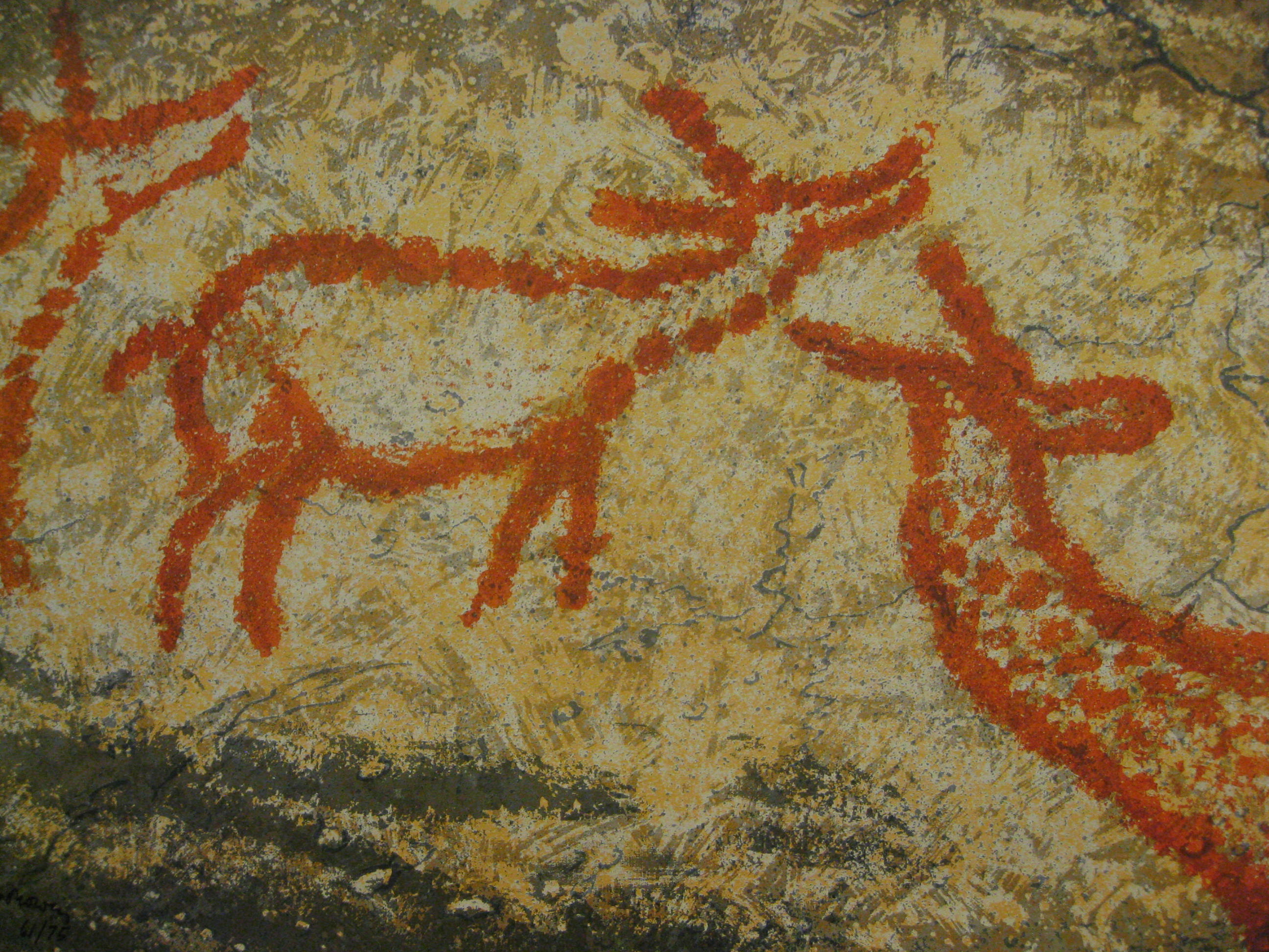 Deer Cave Painting At PaintingValley Com Explore Collection Of Deer   Deer Cave Painting 22 