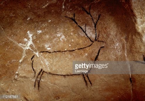 Deer Cave Painting At PaintingValley Com Explore Collection Of Deer   Deer Cave Painting 24 