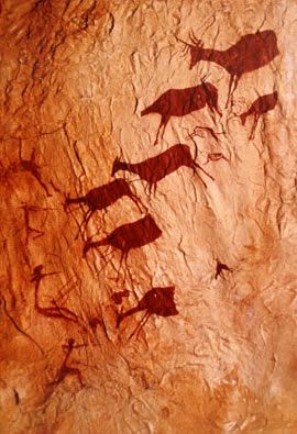 270x395 Deer In Cave 3 Craft's Cave, Rock Painting - Deer Cave Painting
