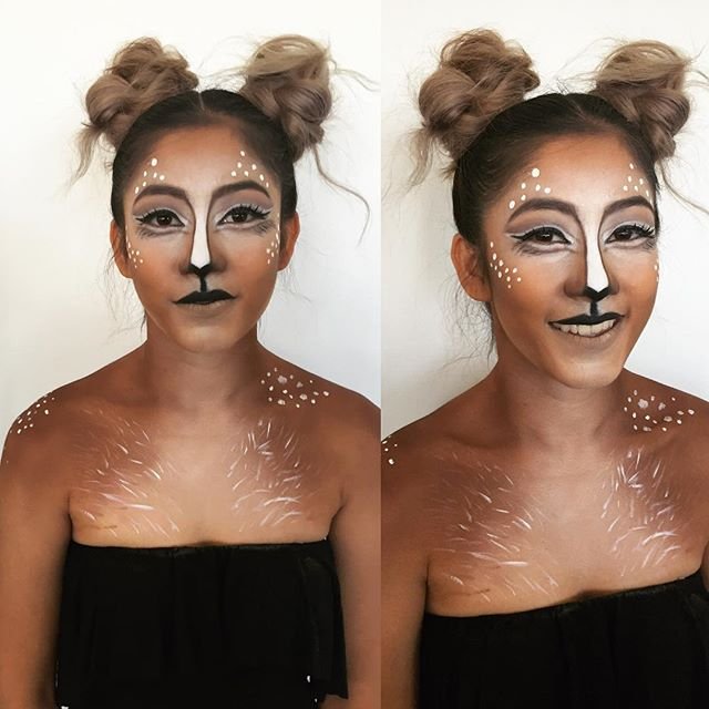 640x640 Deer Makeup Ideas For Halloween Popsugar Beauty - Deer Face Painting