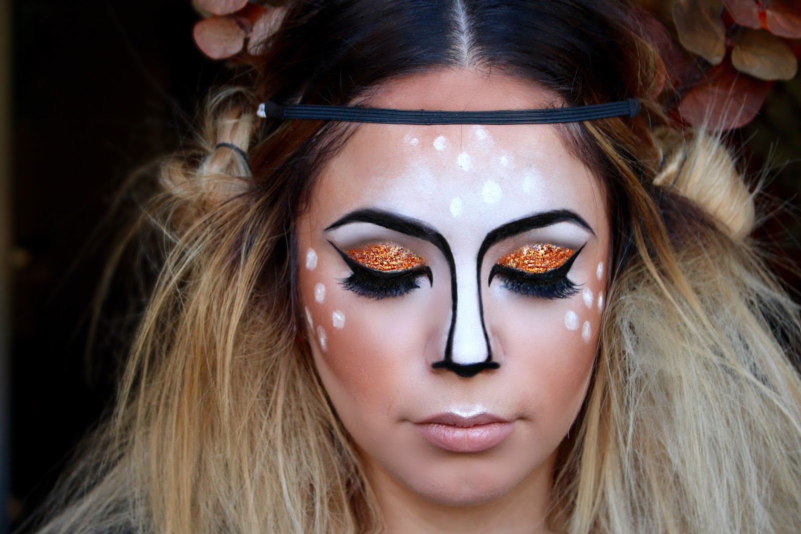 1600x1066 Halloween Makeup Deer Nati Vergara Littlemissnati - Deer Face Painting