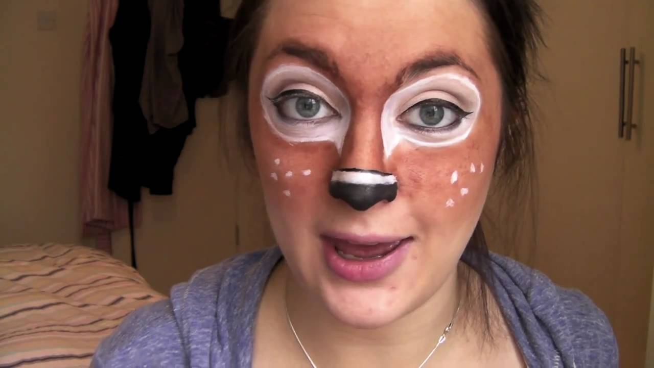 1280x720 Halloween Tutorial! Doe, A Deer - Deer Face Painting