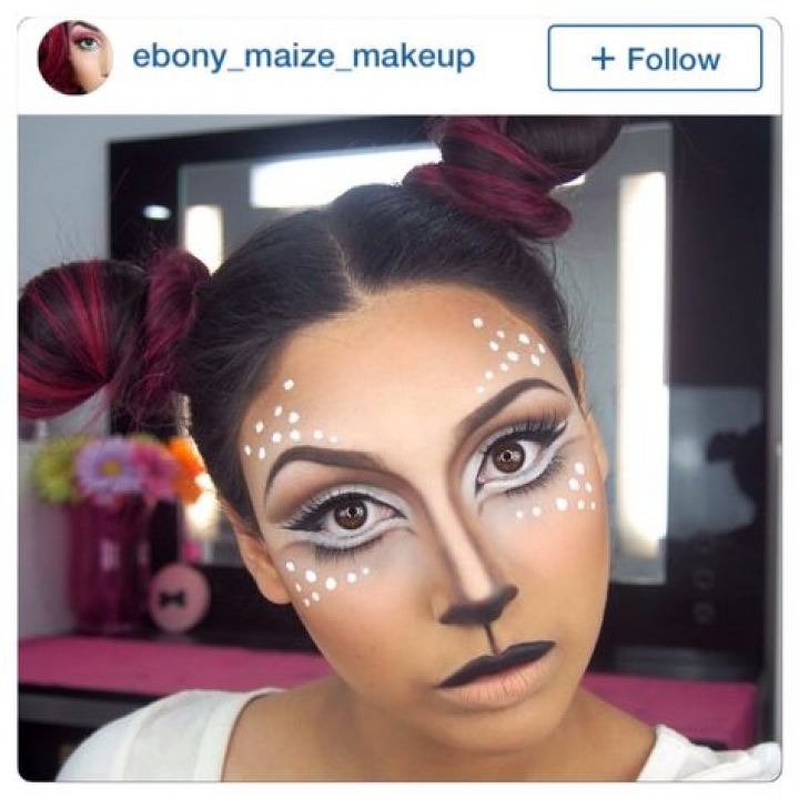 720x720 Best 25 Deer Face Paint Ideas On Bambi Costume Deer - Deer Face Painting