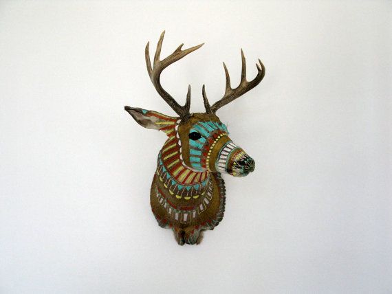 570x428 Custom Made - Deer Head Painting