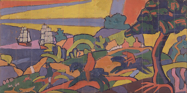 640x318 Filespencer Frederick Gore - Deer Hunt Detail Of A Wall Painting