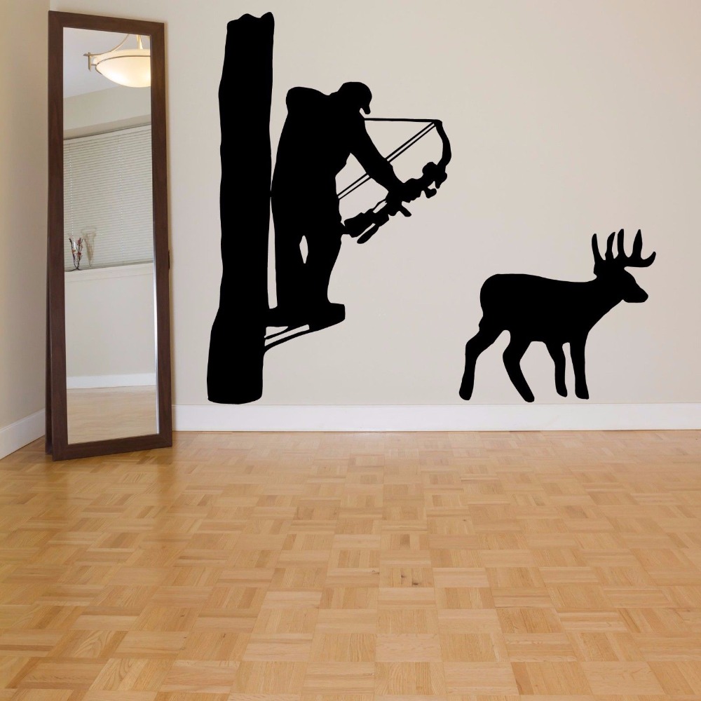 1000x1000 Wildlife Bedding Clearance Hunting Room Storage Ideas Deer Themed - Deer Hunt Detail Of A Wall Painting