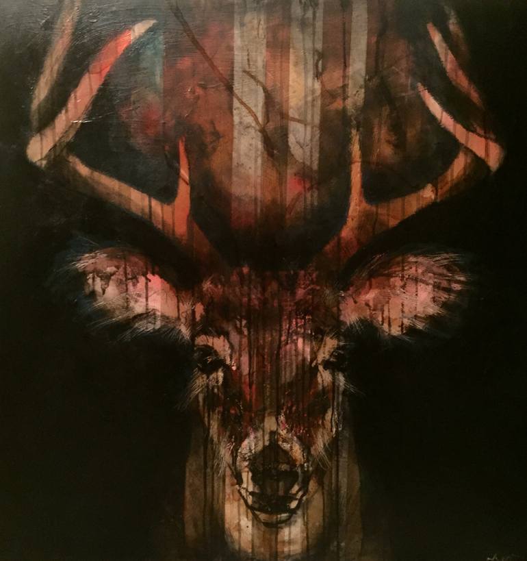 Deer Painting at Explore collection of Deer Painting