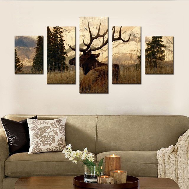 Deer Painting On Canvas at PaintingValley.com | Explore collection of ...