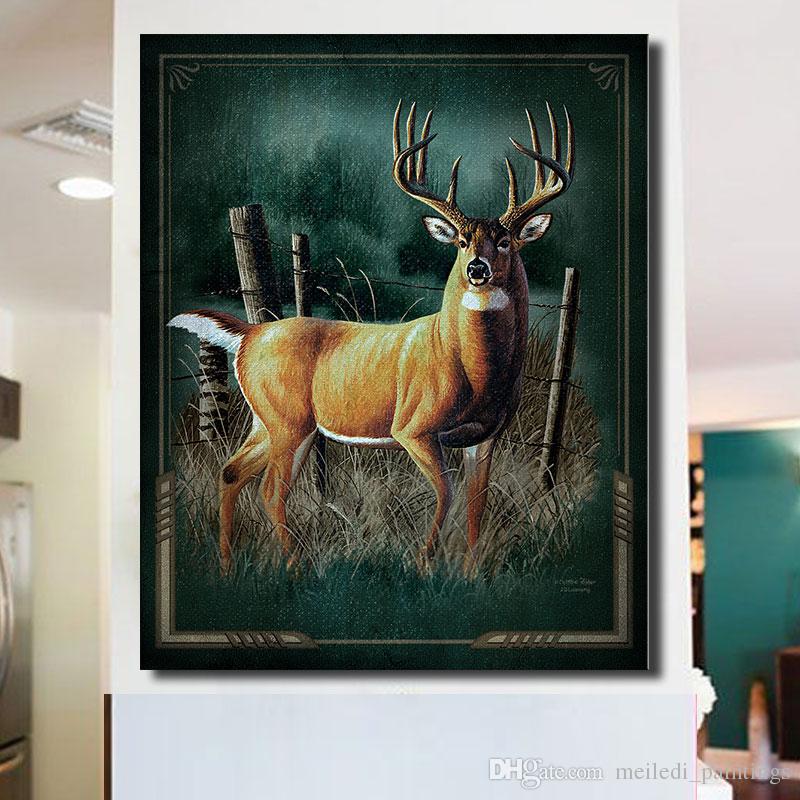 Deer Painting On Canvas at Explore collection of