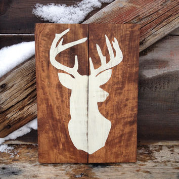 354x354 Best Wood Deer Wall Decor Products On Wanelo - Deer Painting On Wood