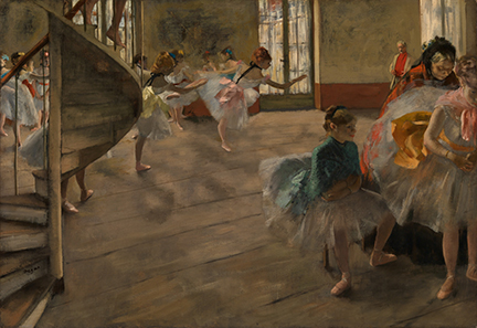 432x297 Drawn In Colour Degas From The Burrell - Degas Painting